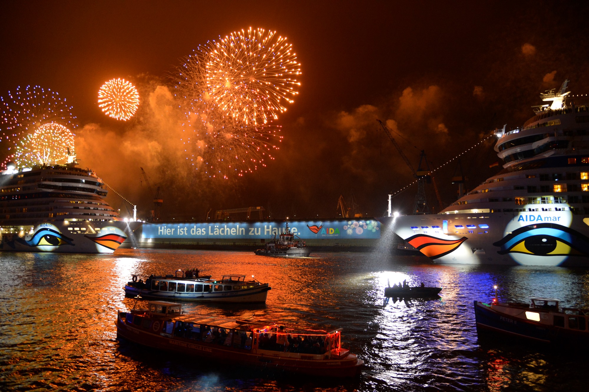 AIDA Cruises Hauptsponsor des 825. HAFENGEBURTSTAG HAMBURG 2014