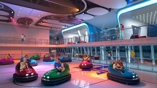 Test der Bumper Cars für Quantum of the Seas