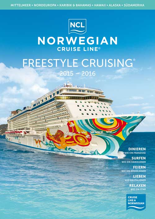 Norwegian Cruise Line zeigt  neuen Katalog 2015/16