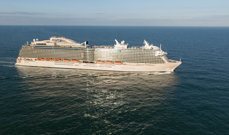 Neues Kreuzfahrtschiff für  Princess Cruises