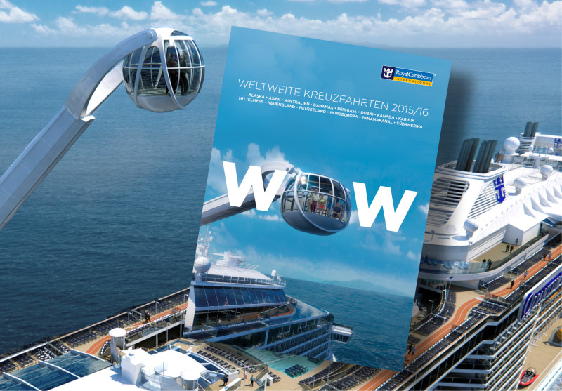 Royal Caribbean International stellt Kreuzfahrtkatalog 2015-16 vor