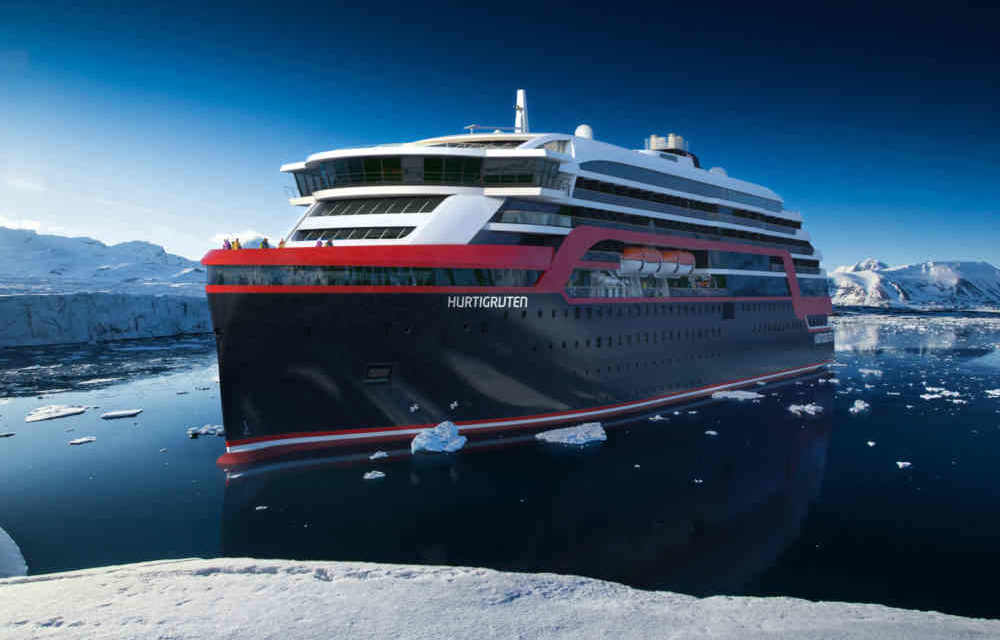 Hurtigruten – Baubeginn der Roald Amundsen