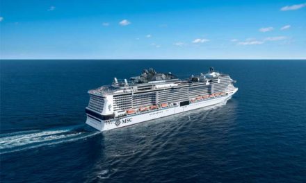 MSC Bellissima von MSC Cruises wird am 2. März 2019 in Southampton getauft